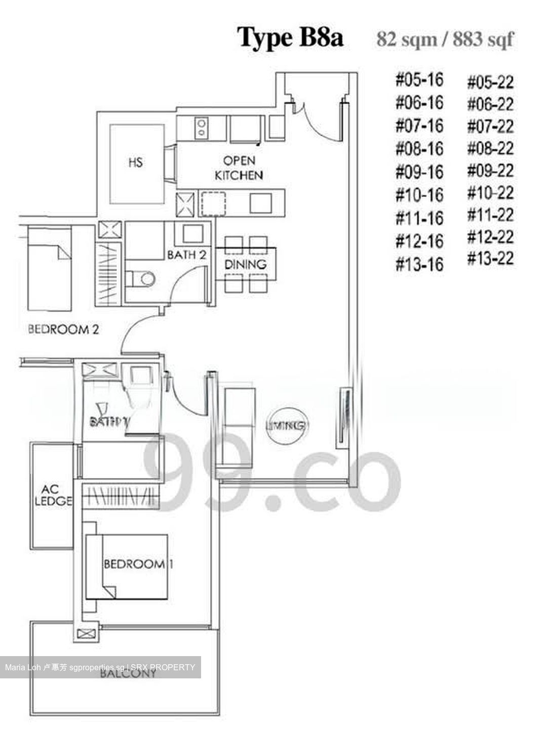 Bedok Residences (D16), Apartment #597725581